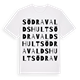 Södra Valdshult ordlek t-shirt
