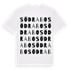 Södrabo ordlek t-shirt