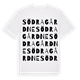 Södragårdne ordlek t-shirt