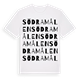 Södramålen ordlek t-shirt