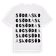 Södraskog ordlek t-shirt