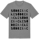 Mid Heather Gray t-shirt med Södre backe ordlek t-shirt