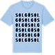 Blue Soul t-shirt med Solgö ordlek t-shirt
