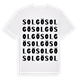 Solgö ordlek t-shirt