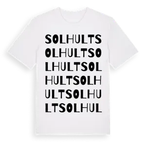 Solhult ordlek t-shirt – ekologisk bomull t-shirt från Pinshirt