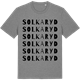 Mid Heather Gray t-shirt med Solkaryd ordlek t-shirt