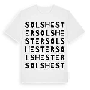 Solshester ordlek t-shirt – ekologisk bomull t-shirt från Pinshirt