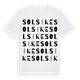 Solsike ordlek t-shirt