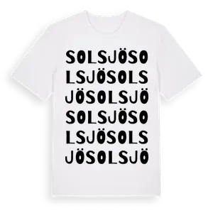 Solsjö ordlek t-shirt – ekologisk bomull t-shirt från Pinshirt