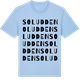 Blue Soul t-shirt med Soludden ordlek t-shirt