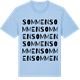 Blue Soul t-shirt med Sommen ordlek t-shirt