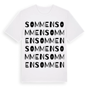 Sommen ordlek t-shirt – ekologisk bomull t-shirt från Pinshirt