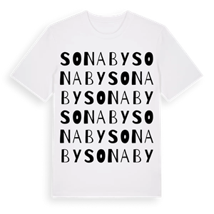 Sonaby ordlek t-shirt – ekologisk bomull t-shirt från Pinshirt