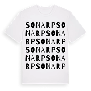Sonarp ordlek t-shirt – ekologisk bomull t-shirt från Pinshirt