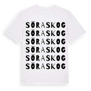 Söraskog ordlek t-shirt – ekologisk bomull t-shirt från Pinshirt