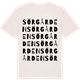 Vintage White t-shirt med Sörgården ordlek t-shirt