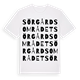 Sörgårdsområdet ordlek t-shirt