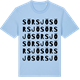 Blue Soul t-shirt med Sörsjö ordlek t-shirt