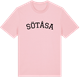 Pink Cotton t-shirt med Sötåsa böjd t-shirt