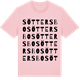 Pink Cotton t-shirt med Söttersbo ordlek t-shirt