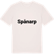Vintage White t-shirt med Spånarp fetstil t-shirt