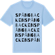 Blue Soul t-shirt med Spångbacken ordlek t-shirt