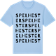 Blue Soul t-shirt med Spelhester ordlek t-shirt