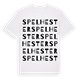 White t-shirt med Spelhester ordlek t-shirt