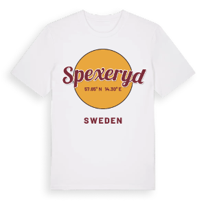 Spexeryd cirkel t-shirt – ekologisk bomull t-shirt från Pinshirt