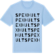 Blue Soul t-shirt med Spexhult ordlek t-shirt
