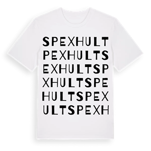 Spexhult ordlek t-shirt – ekologisk bomull t-shirt från Pinshirt