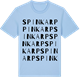 Blue Soul t-shirt med Spinkarp ordlek t-shirt