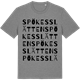 Mid Heather Gray t-shirt med Spökesslätten ordlek t-shirt