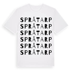 Språtarp ordlek t-shirt – ekologisk bomull t-shirt från Pinshirt