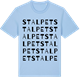 Blue Soul t-shirt med Stalpet ordlek t-shirt