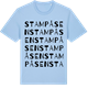 Blue Soul t-shirt med Stampåsen ordlek t-shirt