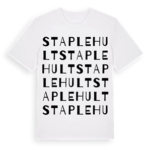 Staplehult ordlek t-shirt – ekologisk bomull t-shirt från Pinshirt