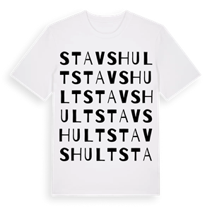 Stavshult ordlek t-shirt – ekologisk bomull t-shirt från Pinshirt