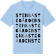 Blue Soul t-shirt med Stenbastegården ordlek t-shirt