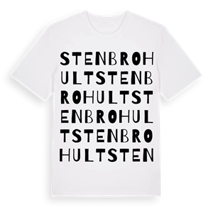 Stenbrohult ordlek t-shirt – ekologisk bomull t-shirt från Pinshirt