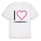 Jag älskar Stenbrohult t-shirt stort tryck