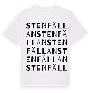 Stenfällan ordlek t-shirt – ekologisk bomull t-shirt från Pinshirt
