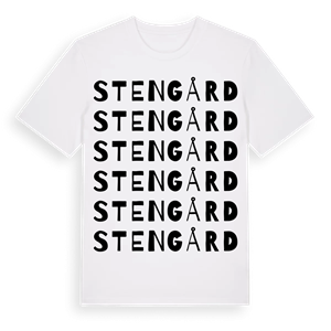 Stengård ordlek t-shirt – ekologisk bomull t-shirt från Pinshirt