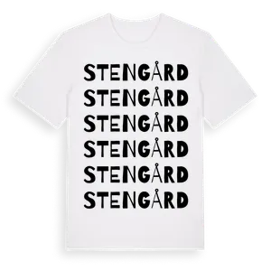 Stengård ordlek t-shirt – ekologisk bomull t-shirt från Pinshirt