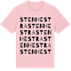 Pink Cotton t-shirt med Stenhestra ordlek t-shirt