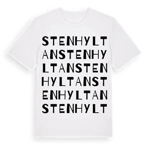 Stenhyltan ordlek t-shirt – ekologisk bomull t-shirt från Pinshirt