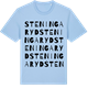 Blue Soul t-shirt med Steningaryd ordlek t-shirt