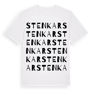 Stenkar ordlek t-shirt – ekologisk bomull t-shirt från Pinshirt