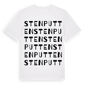 Stenputten ordlek t-shirt – ekologisk bomull t-shirt från Pinshirt