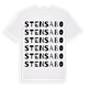 Stensabo ordlek t-shirt